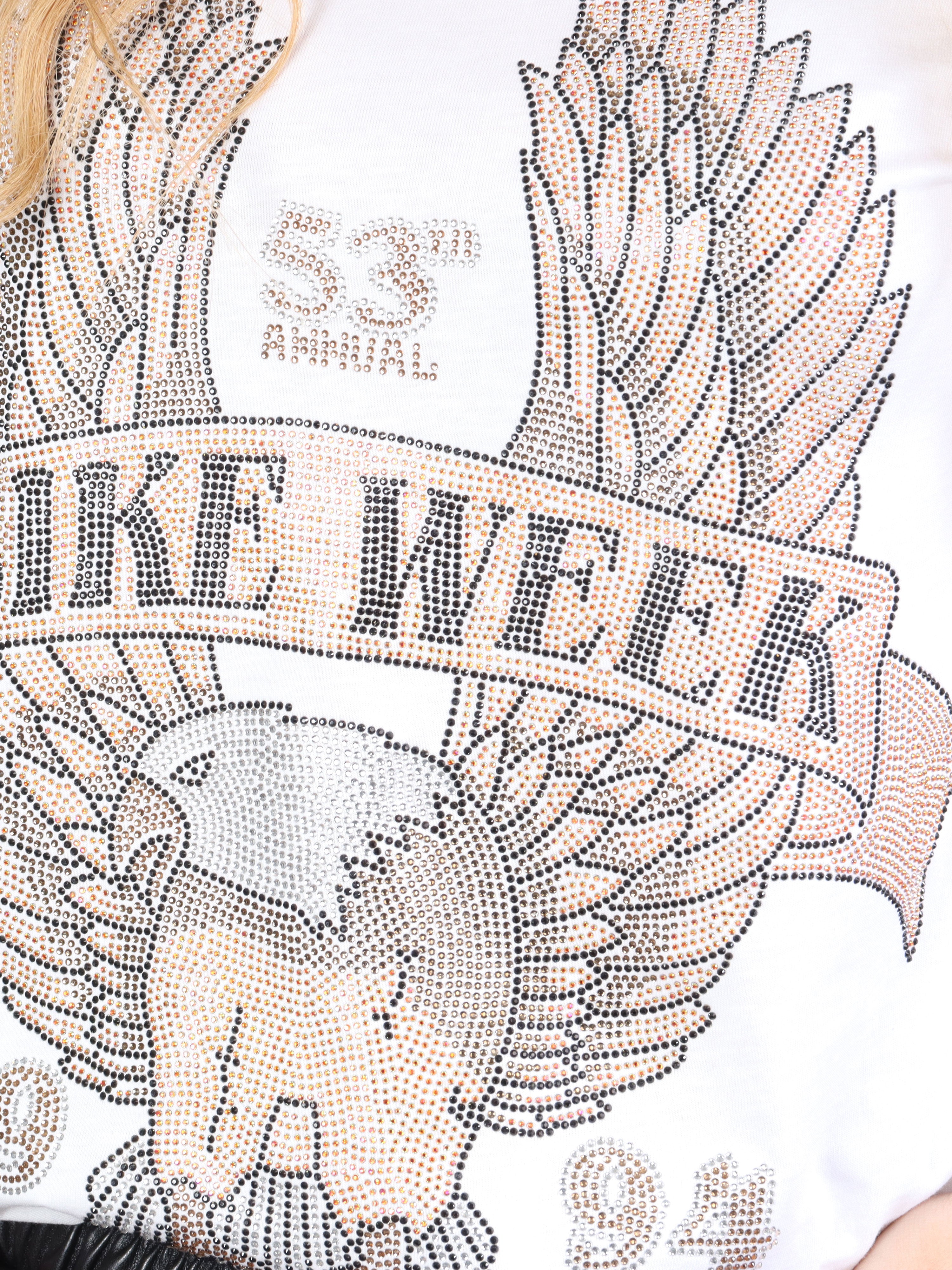 Malene - T-shirt med motiv af similisten